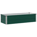 Hævet Havebed Grøn 100 x 40 x 24 cm koldvalset stål
