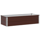 Hævet Havebed Brun 100 x 40 x 24 cm koldvalset stål