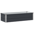 Hævet Havebed Antracit 100 x 40 x 24 cm koldvalset stål