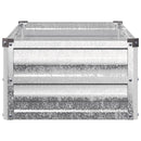 Hævet Havebed Sølv 100 x 40 x 24 cm galvaniseret