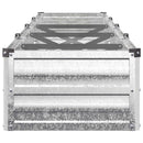 Hævet Havebed Sølv 320 x 40 x 24 cm galvaniseret