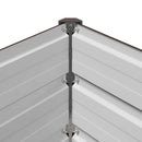 Hævet Havebed Brun 400 x 40 x 24 cm koldvalset stål