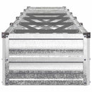 Hævet Havebed Sølv 400 x 40 x 24 cm galvaniseret
