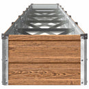 Hævet Havebed Træbrun 480 x 40 x 24 cm koldvalset stål