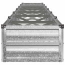 Hævet Havebed Sølv 600 x 40 x 24 cm galvaniseret