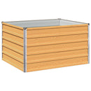 Hævet Havebed Naturfarvet 100 x 80 x 55 cm koldvalset stål