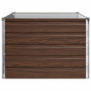 Hævet Havebed Sort 100 x 80 x 55 cm koldvalset stål