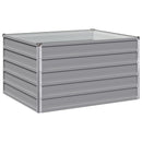 Hævet Havebed Grå 100 x 80 x 55 cm koldvalset stål