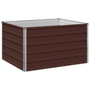 Hævet Havebed Brun 100 x 80 x 55 cm koldvalset stål