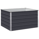 Hævet Havebed Antracit 100 x 80 x 55 cm koldvalset stål