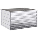 Hævet Havebed Sølv 100 x 80 x 55 cm galvaniseret