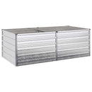 Hævet Havebed Sølv 160 x 80 x 55 cm galvaniseret