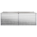 Hævet Havebed Sølv 160 x 80 x 55 cm galvaniseret