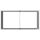 Hævet Havebed Sølv 160 x 80 x 55 cm galvaniseret
