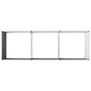 Hævet Havebed Antracit 240 x 80 x 55 cm koldvalset stål