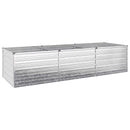 Hævet Havebed Sølv 240 x 80 x 55 cm galvaniseret