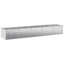 Hævet Havebed Sølv 400 x 80 x 55 cm galvaniseret