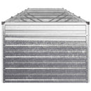 Hævet Havebed Sølv 400 x 80 x 55 cm galvaniseret