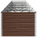Hævet Havebed Sort 600 x 80 x 55 cm koldvalset stål