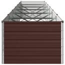 Hævet Havebed Brun 600 x 80 x 55 cm koldvalset stål