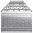 Hævet Havebed Sølv 600 x 80 x 55 cm galvaniseret
