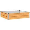 Hævet Havebed Naturfarvet 100 x 80 x 24 cm koldvalset stål