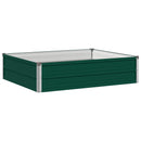 Hævet Havebed Grøn 100 x 80 x 24 cm koldvalset stål