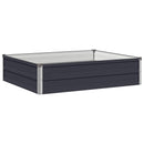 Hævet Havebed Antracit 100 x 80 x 24 cm koldvalset stål