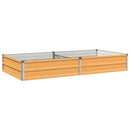 Hævet Havebed Naturfarvet 160 x 80 x 24 cm koldvalset stål