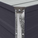Hævet Havebed Antracit 240 x 80 x 24 cm koldvalset stål