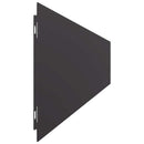 Plænekant 30 stk. 15 x 103 cm Stål Sort