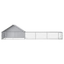 2 stk. Sølv 8 x 2 x 1,9 m Galvaniseret stål