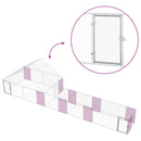2 stk. Sølv 8 x 2 x 1,9 m Galvaniseret stål