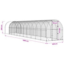 Kyllingehus Sølv 1200 x 200 x 200 cm Galvaniseret stål
