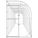 Hønsehus Mod Væg Sølv 600 x 150 x 215 cm Galvaniseret stål