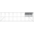 Hønsehus Mod Væg Sølv 800 x 100 x 215 cm Galvaniseret stål