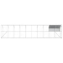 Hønsehus Mod Væg Sølv 1000 x 100 x 215 cm Galvaniseret stål