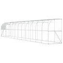 Hønsehus Mod Væg Sølv 1200 x 100 x 215 cm Galvaniseret stål