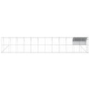 Hønsehus Mod Væg Sølv 1200 x 100 x 215 cm Galvaniseret stål