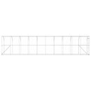 Hønsehus Mod Væg Sølv 600 x 150 x 215 cm Galvaniseret stål