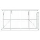 Hønsehus Mod Væg Sølv 600 x 150 x 215 cm Galvaniseret stål