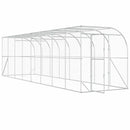 Hønsehus Mod Væg Sølv 600 x 150 x 215 cm Galvaniseret stål