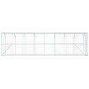 Hønsehus Mod Væg Sølv 600 x 150 x 215 cm Galvaniseret stål