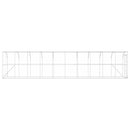 Hønsehus Mod Væg Sølv 600 x 150 x 215 cm Galvaniseret stål