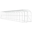 Hønsehus Mod Væg Sølv 600 x 150 x 215 cm Galvaniseret stål