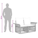 Havesofa Sæt 6 stk. 6-Antal sæder Sort polyrattan