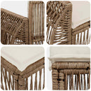 Havesofa Sæt 8 stk. 8-Antal sæder Beige polyrattan