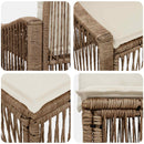 Havesofa Sæt 7 stk. 7-Antal sæder Beige polyrattan