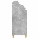 Mediehylle Sæt 3 stk. Betongrå 212 x 46 x 112 cm