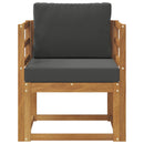 Udendørs sofa Soli Akacietræ og polyester Naturfarvet